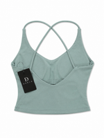 Women's Performance Top - Sage Green back