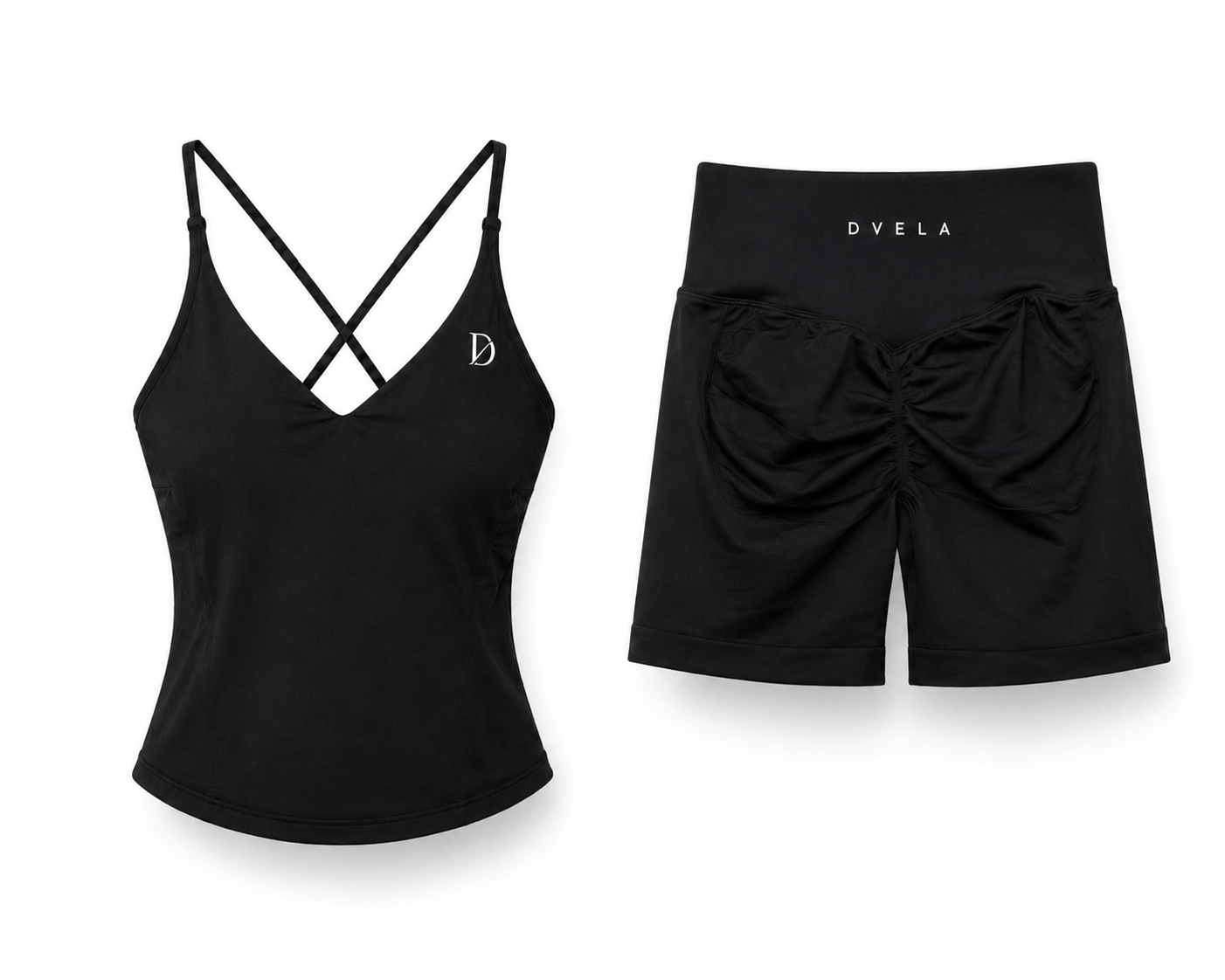 Women's Performance Short Set - Black