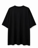 Men's Premium Cotton Oversized T-Shirt - Black 2