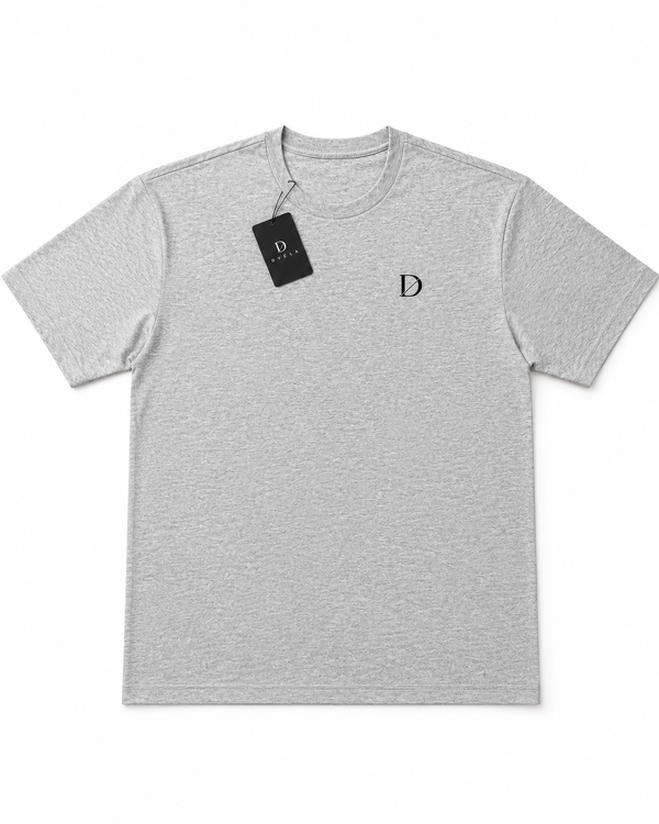 Men's Premium Cotton Oversized T-Shirt - Gray 1