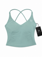 Women's Performance Top - Sage Green front