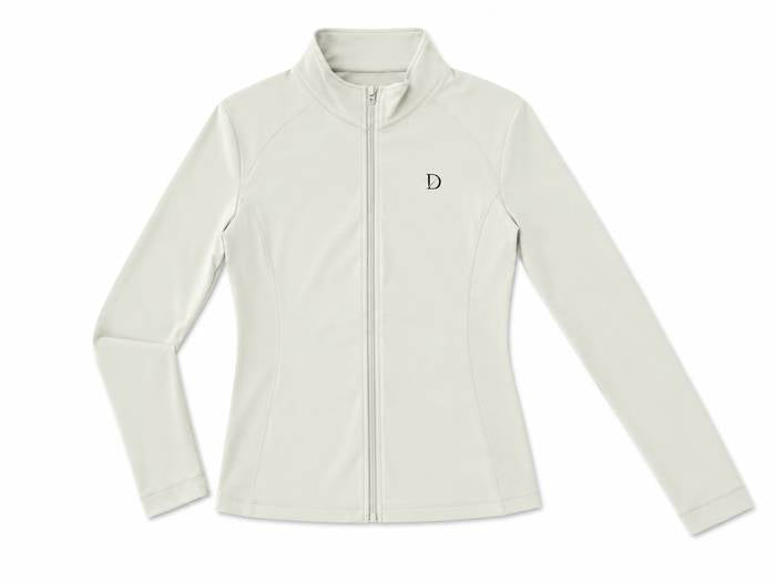 Women's Performance Zip Jacket - Light Gray
