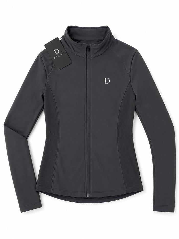 Women's Performance Zip Jacket - Dark Gray
