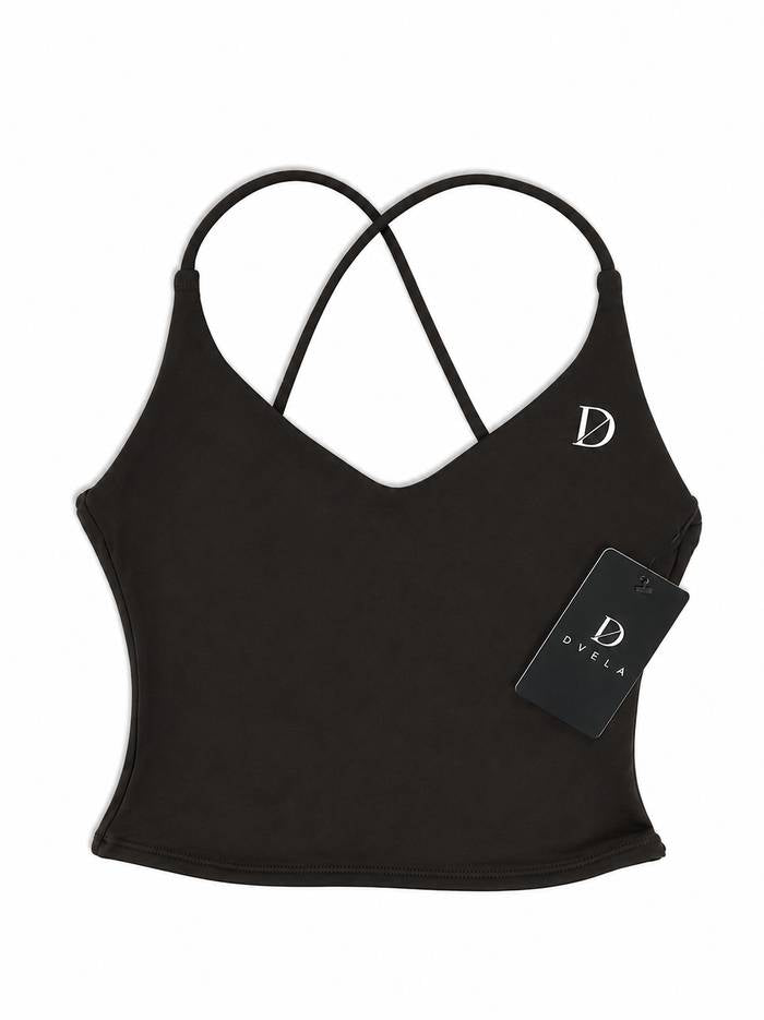 Women's Performance Top - Black front
